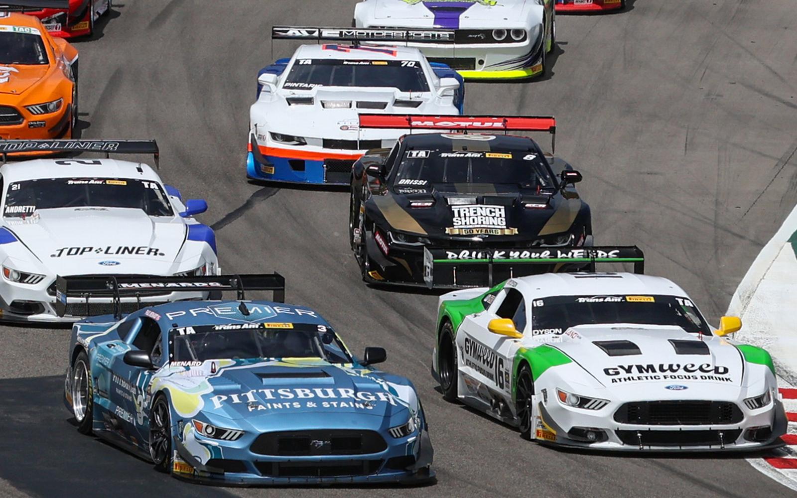 Tomy Drissi Climbs to Third in Trans Am Championship at Laguna Seca